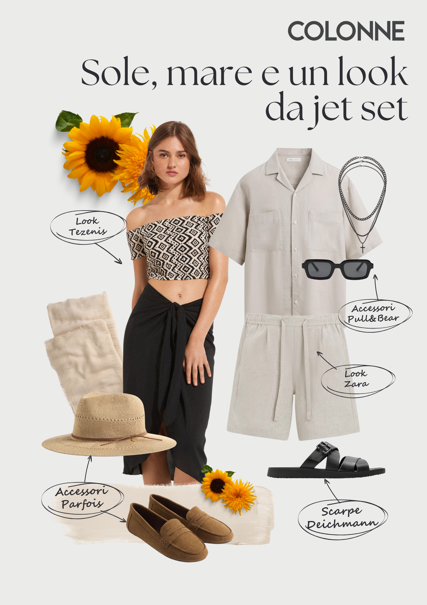 Sole, mare e un look da jet set