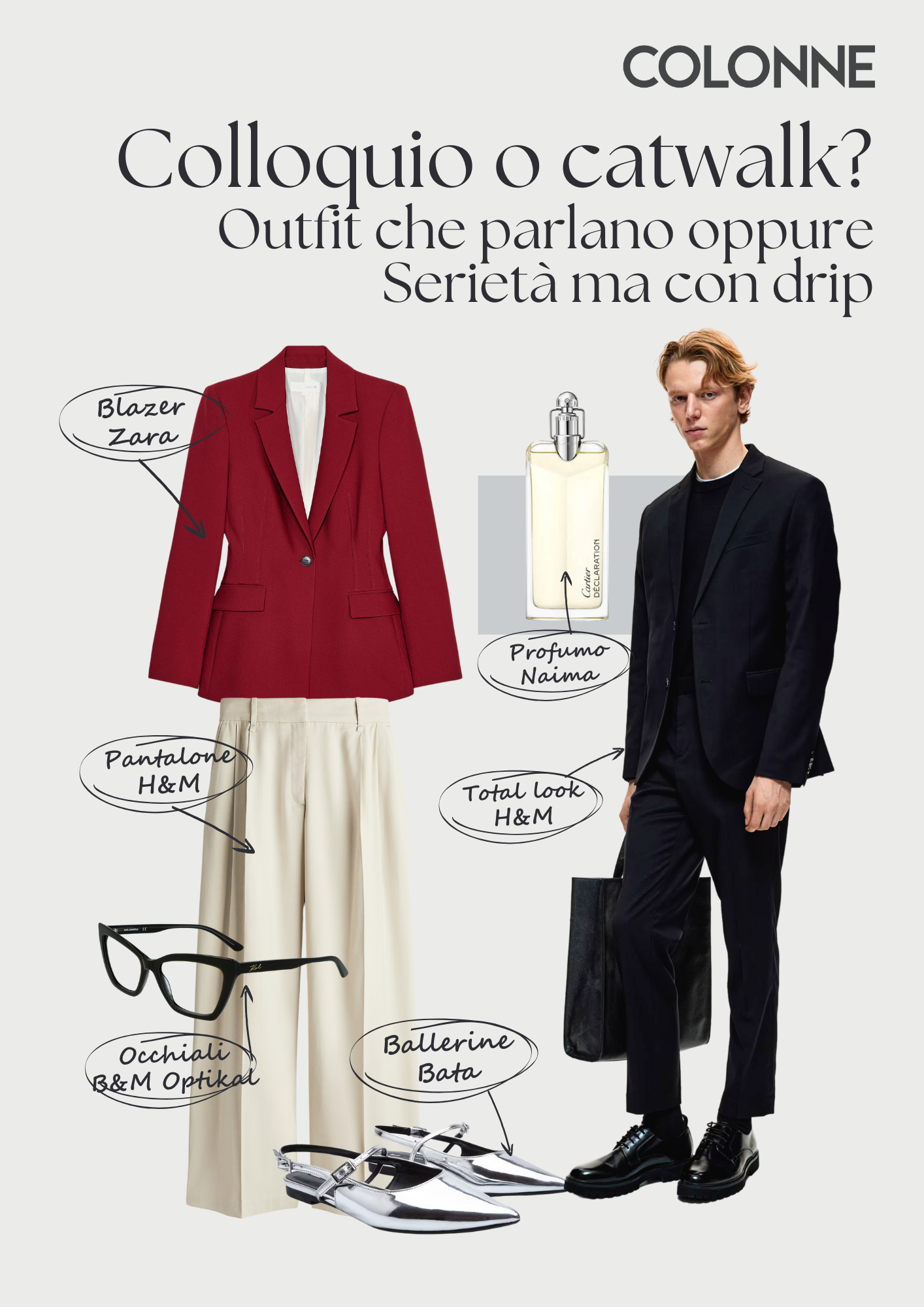 Colloquio o catwalk? Outfit che parlano